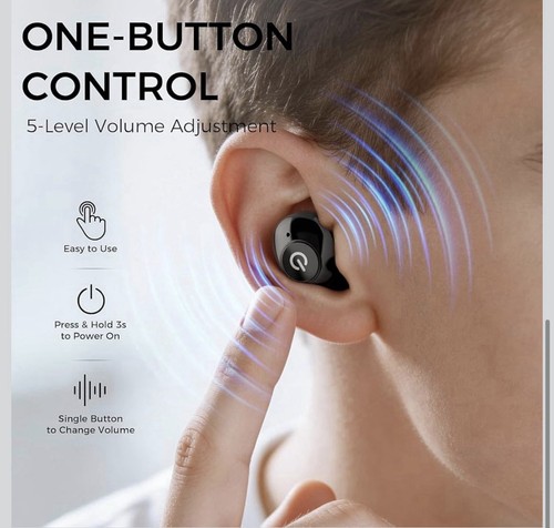Rechargeable Hearing Aids for Seniors, Clear Sound-Black - photo 4