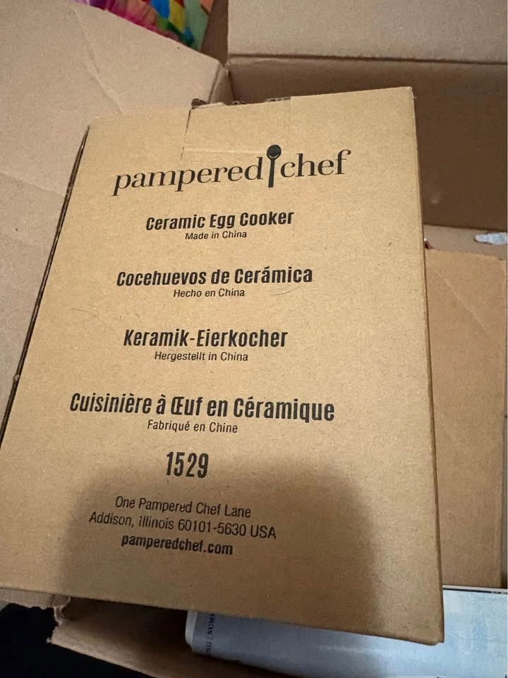 Pampered chef Ceramic egg cooker - photo 3