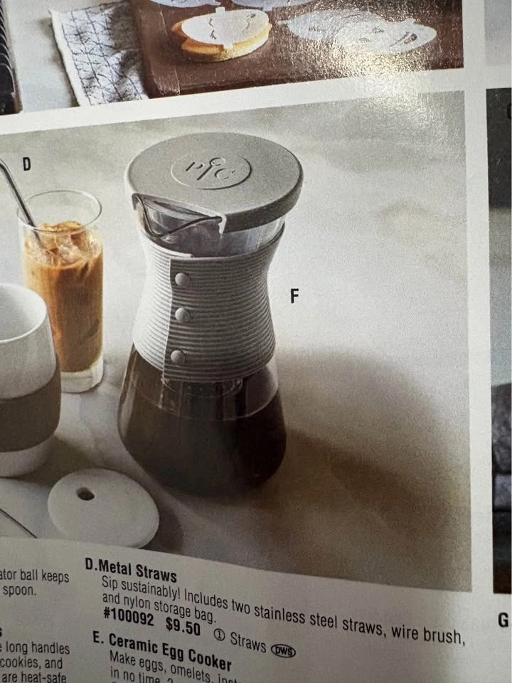 Pampered chef cold brew pitcher - photo 2