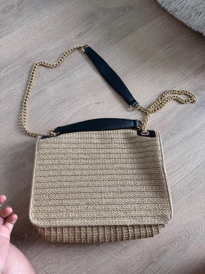 Dejavu Straw Shoulder Bag - photo 2