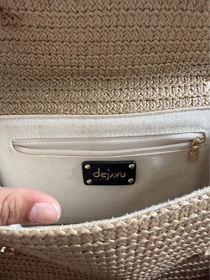 Dejavu Straw Shoulder Bag - photo 4