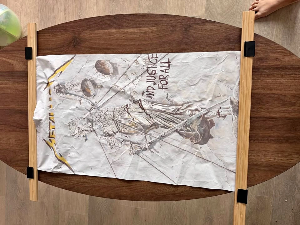 Metallica And Justice for All Tapestry with Frame