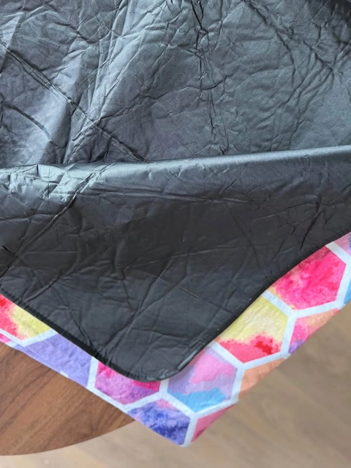 Colourful Geometric Picnic Blanket - photo 2