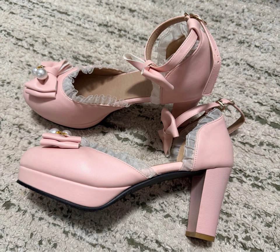 Women's Classic Retro Mary Jane High Heel size 8 - photo 3