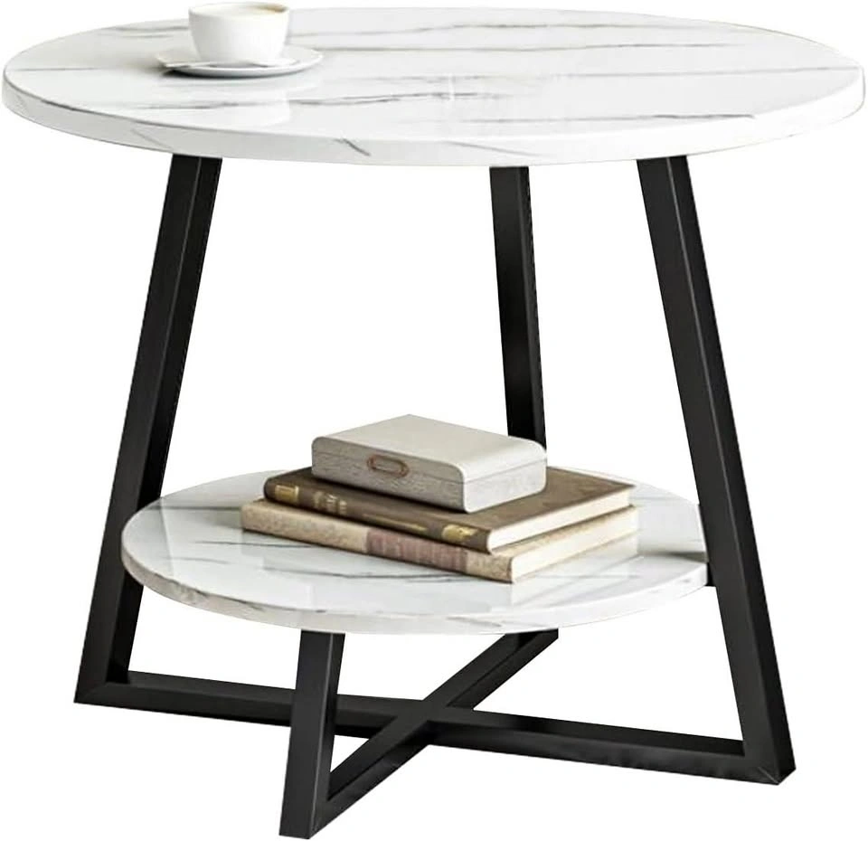 Round 2-Tier Side Table – End Table – NEW - photo 2