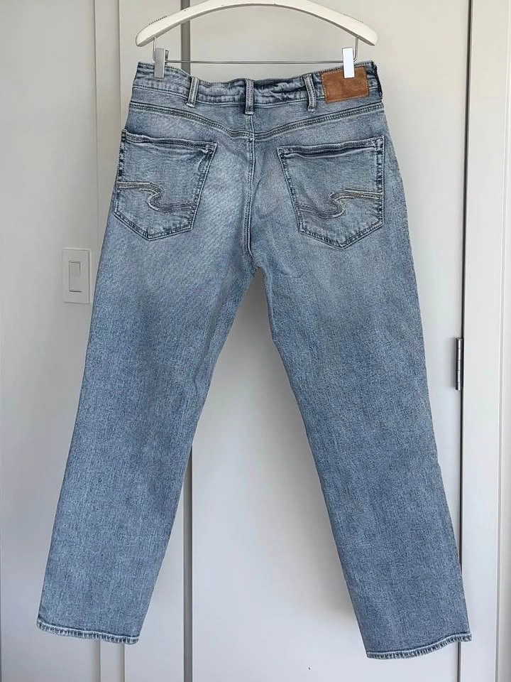 Mens Silver Eddie Jeans - photo 4