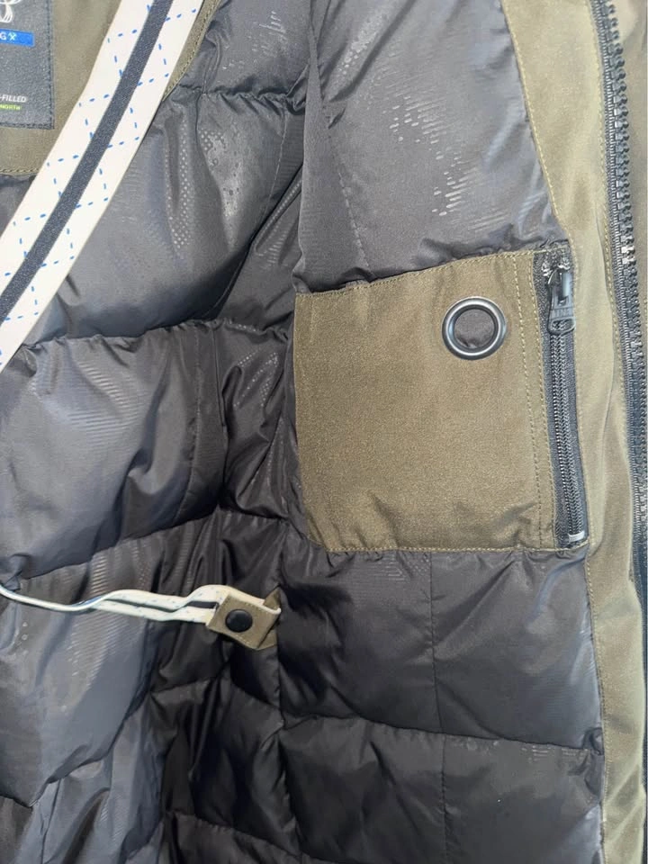 Women Olive Green Parka Winter Jacket TNA - photo 5
