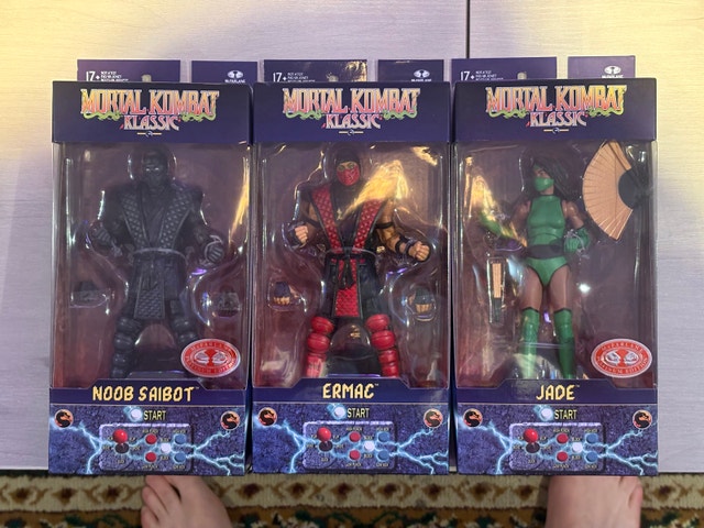 McFarlane Toys Mortal Kombat Klassic Platinum Edition Figures