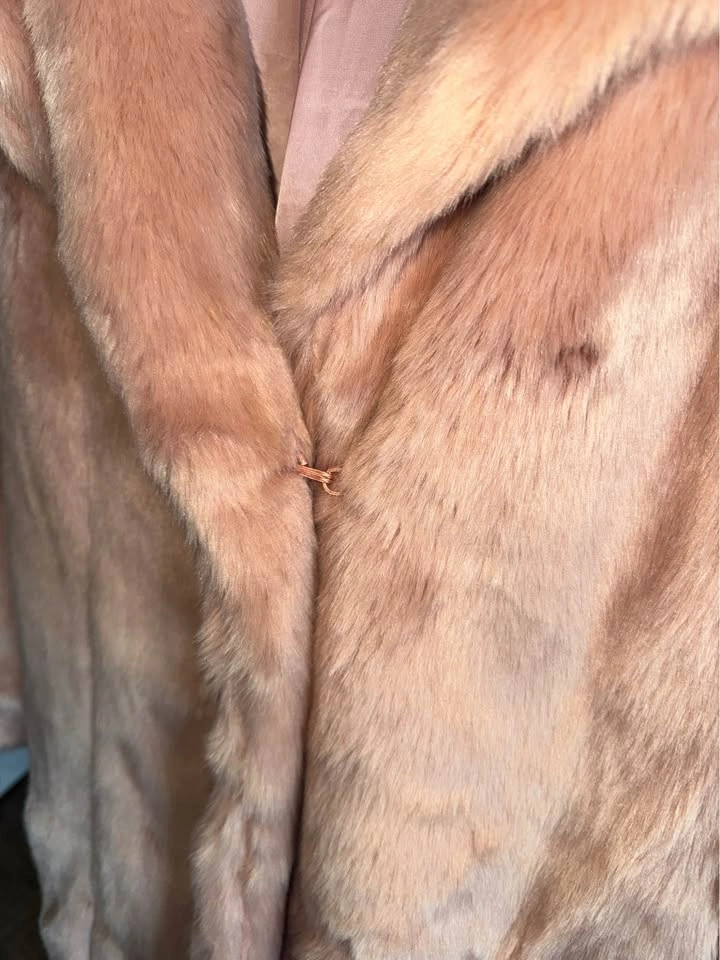 Blush Pink Faux Fur Teddy Coat - photo 2