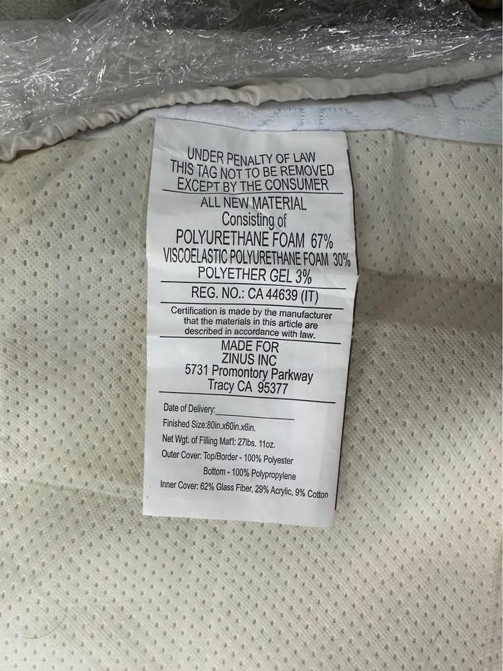 ZINUS Green Tea Memory Foam Mattress Queen - photo 5