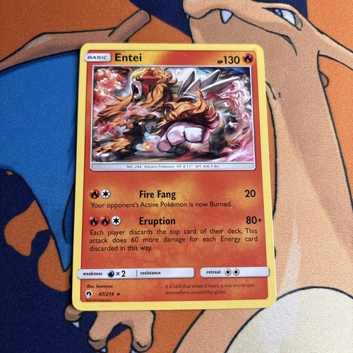2018 Entei 47/214 Lost Thunder LP