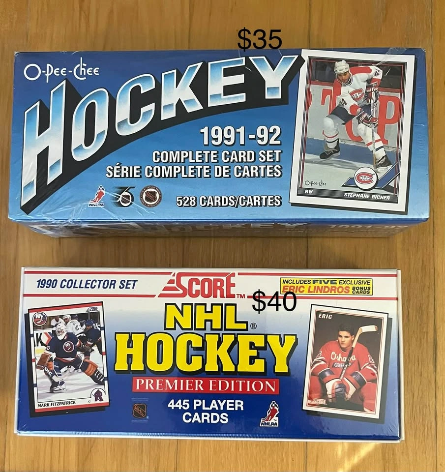 Unopened Boxes Hockey Cards from 1990-1992 - photo 2