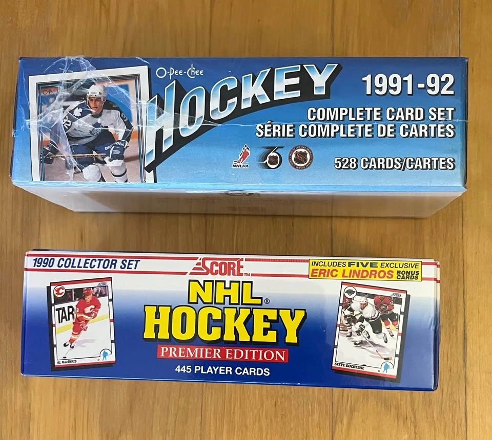 Unopened Boxes Hockey Cards from 1990-1992 - photo 3