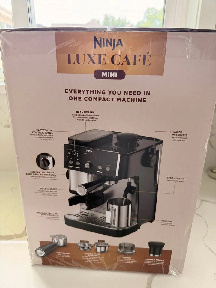Ninja Luxe Café Mini Espresso & Coffee Machine - photo 2