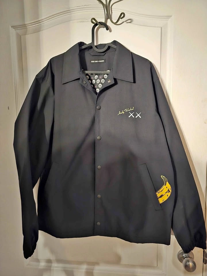 Kaws x Andy Warhol x Uniqlo Coach jacket