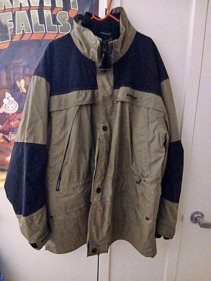 Vintage Northland Professional XXL Colorblock Outdoor/Ski Jacket