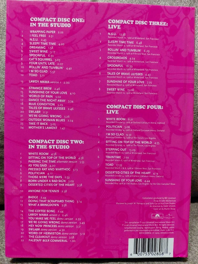 Cream: Those Were The Days Box Set - photo 5