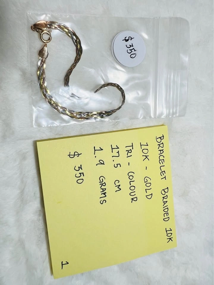 10k Gold Bracelet Tri-Color - photo 3