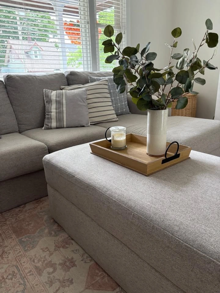 The Brick Montana Sectional + Storage Ottoman, Taupe - photo 2