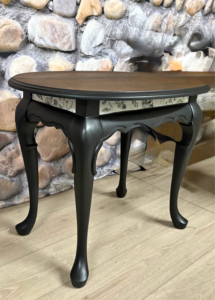 Cherry wood accent table