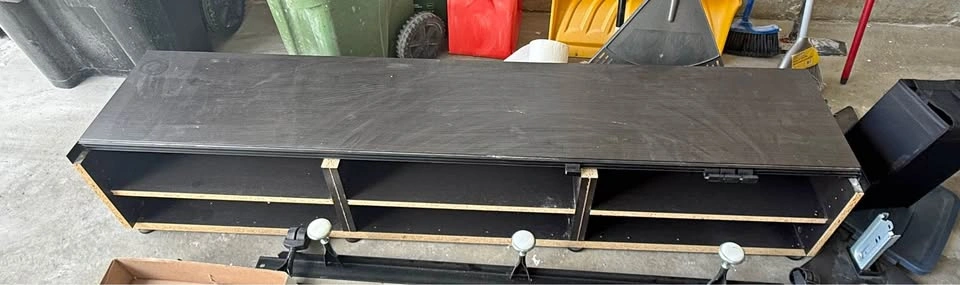 Free Black Media Console TV Stand