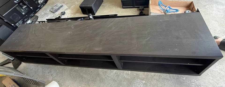 Free Black Media Console TV Stand - photo 2