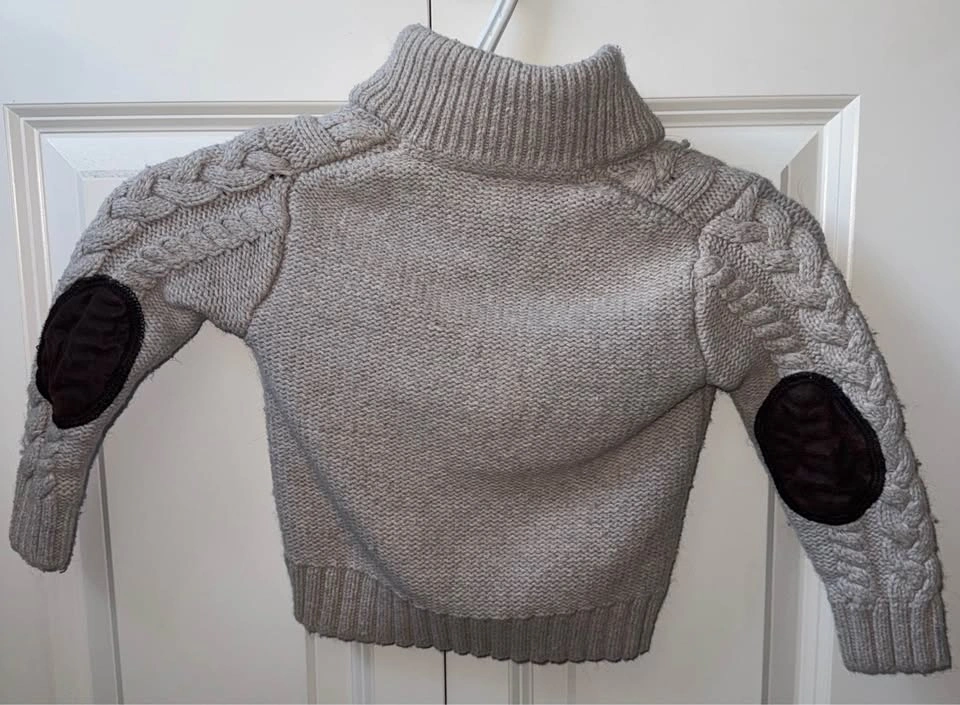 babyGap Cable Knit Shawl Collar Sweater - photo 2