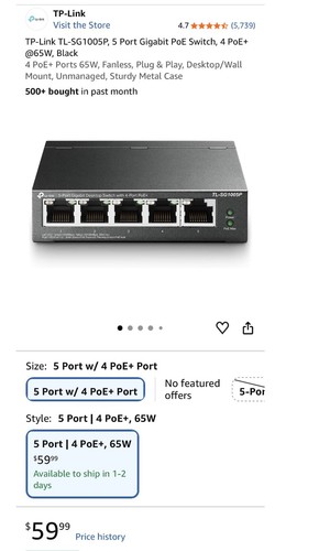 TP-LINK TL-SG1005P 5-Port Desktop Switch - photo 2