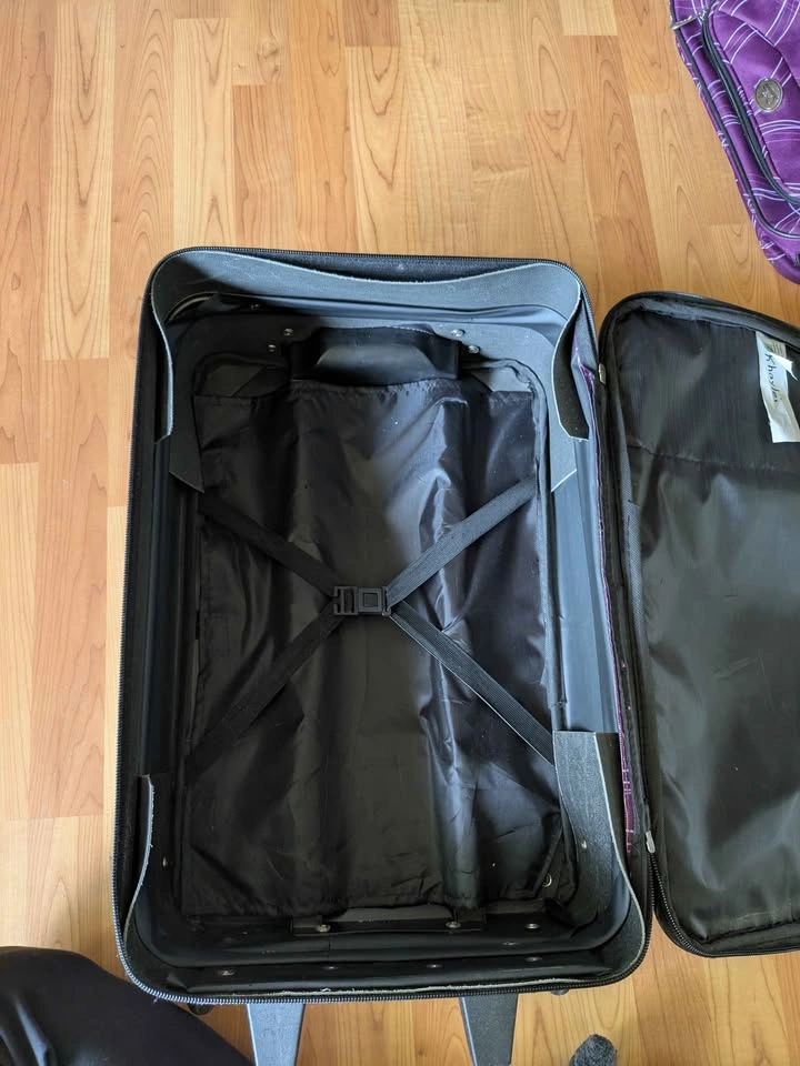 Purple 2-Piece Luggage Set - photo 2