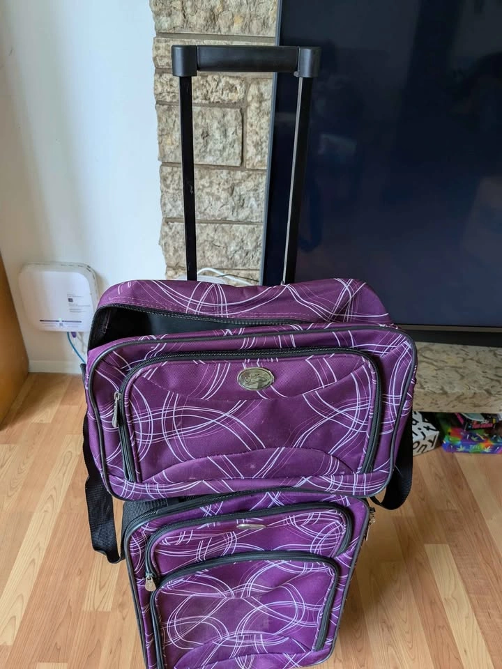 Purple 2-Piece Luggage Set - photo 3