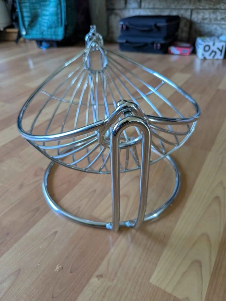 Chrome Wire Fruit Basket - photo 3