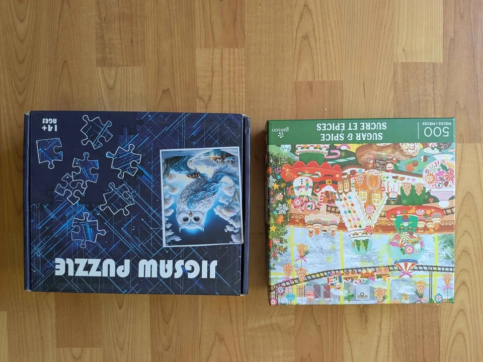 Assorted Jigsaw Puzzles - Kellogg's, Cobble Hill, Galison, and M - photo 3