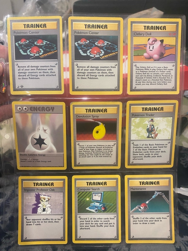 Vintage Pokémon 72 Trainer Cards - photo 3