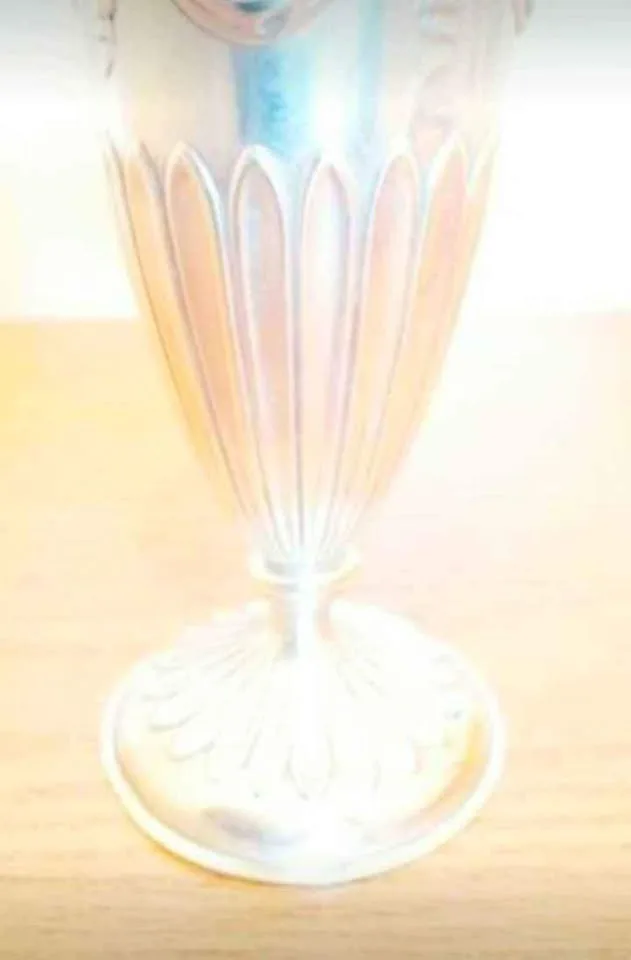 Antique Sterling Silver Rare Trumpet Vase image indicator(3)
