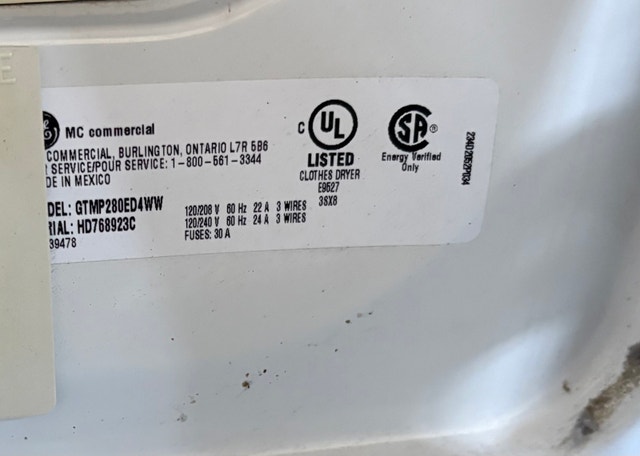 GE Dryer – Not Working (Repair/Parts) - photo 4