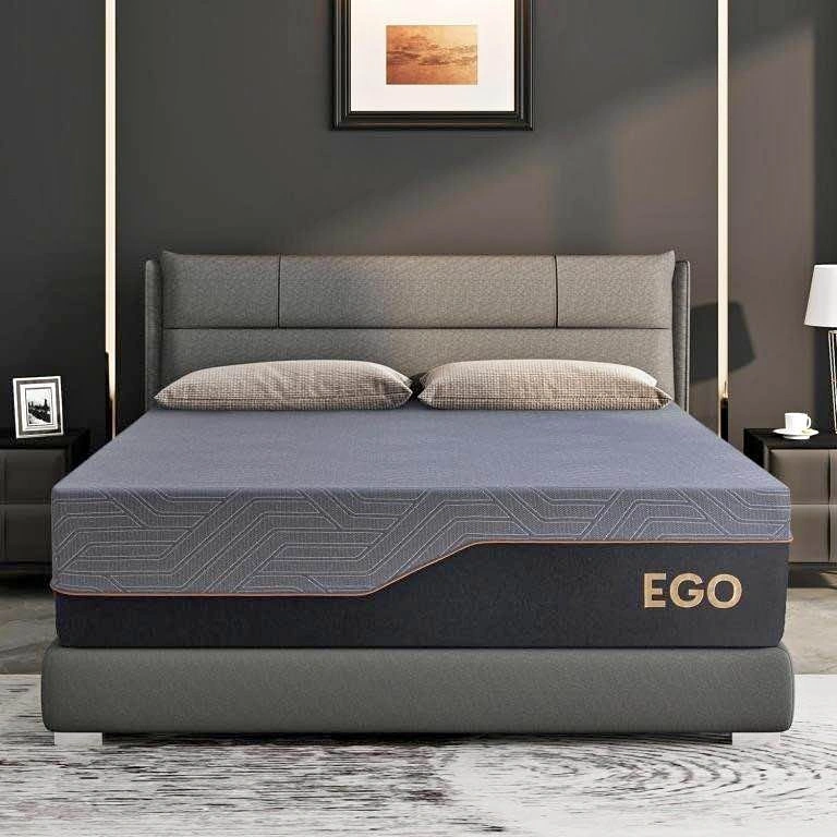 EGOHOME KING 14 inches MEMORY FOAM MATTRESS 76X80