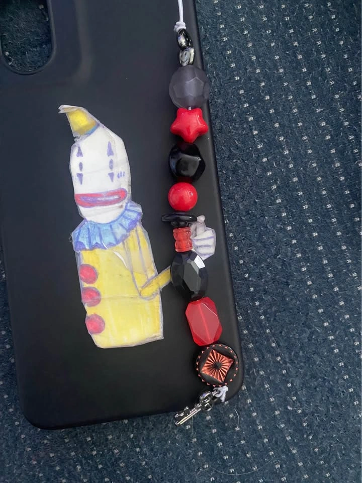 Handmade Hazbin Hotel themed phone charm! - photo 3
