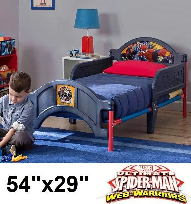 MARVEL SPIDERMAN Toddler Bed (BNIB) thumbnail