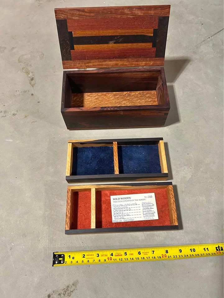 Hand Crafted Wood Box (2/3)