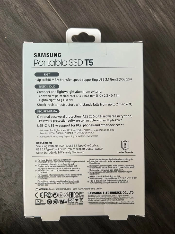 Samsung 500GB External SSD - photo 2