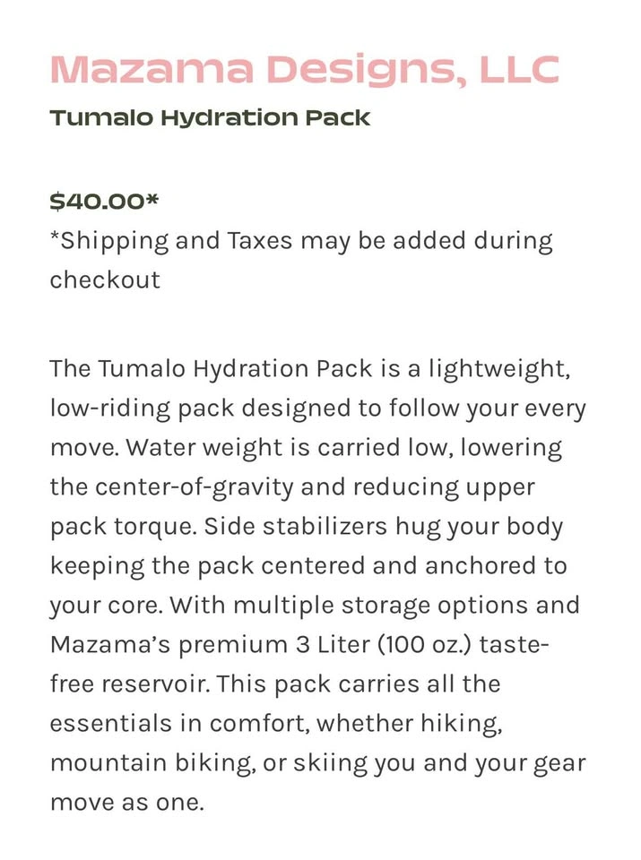 Mazama Hydration Pack - photo 4