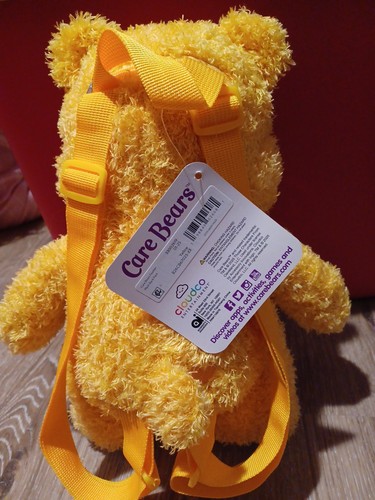 Yellow Care Bear Plush Backpack - photo 4