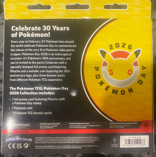 2026 Pokémon Day Collection Pokémon cards - photo 2
