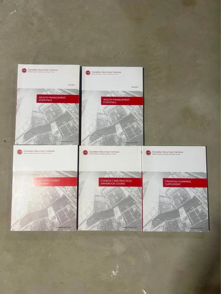 Canadian Securities Institute Textbooks