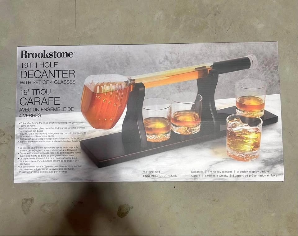 Brookstone Golf Decanter Set