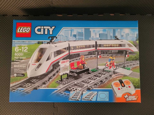 LEGO 60051 High-Speed Passenger Train, Factory Sealed & Retired