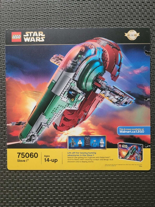 LEGO Walmart Store Display Slave 1 & SHIELD Helicarrier