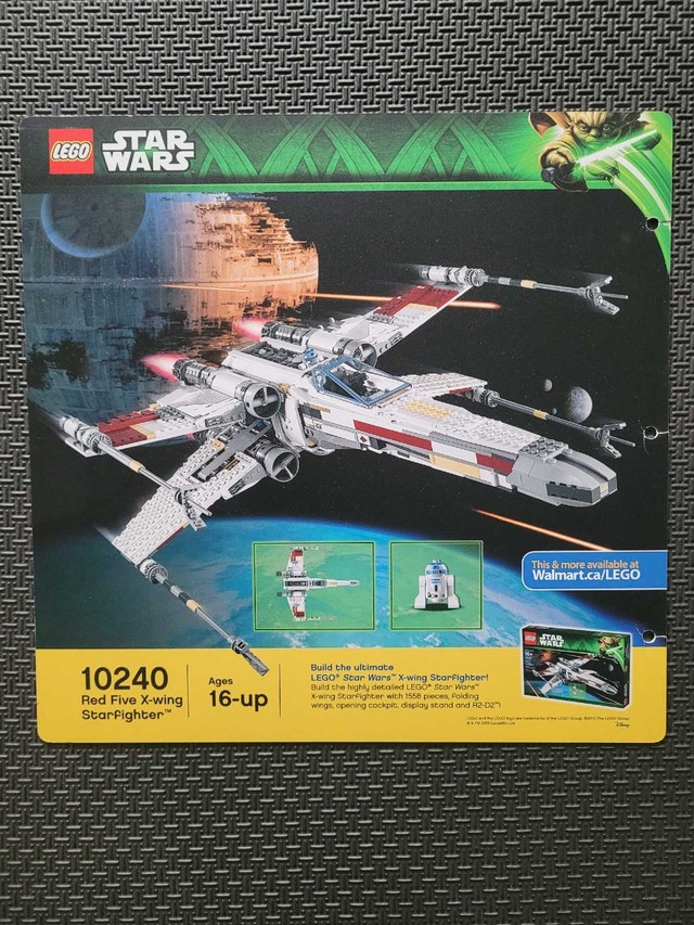 LEGO Walmart Store Display X-Wing Fighter & TIE Fighter
