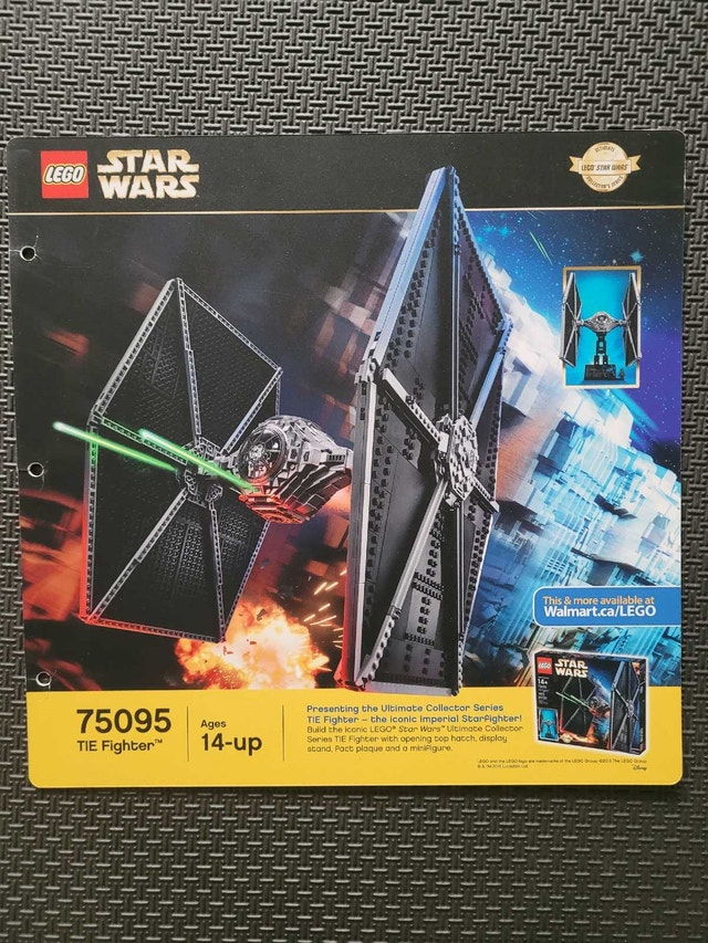 LEGO Walmart Store Display X-Wing Fighter & TIE Fighter - photo 2