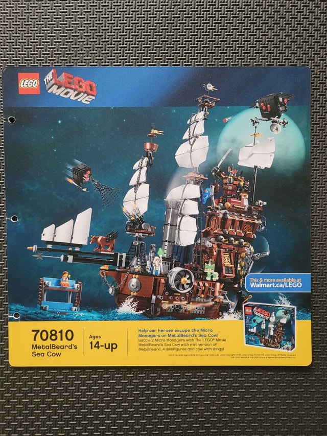 LEGO Walmart Store Display Metalbeard's Sea Cow & The Tumbler